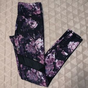 Fabletics leggings with mesh panels